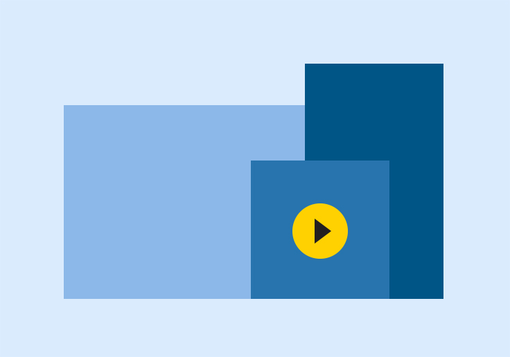 A diagram depicting three video formats